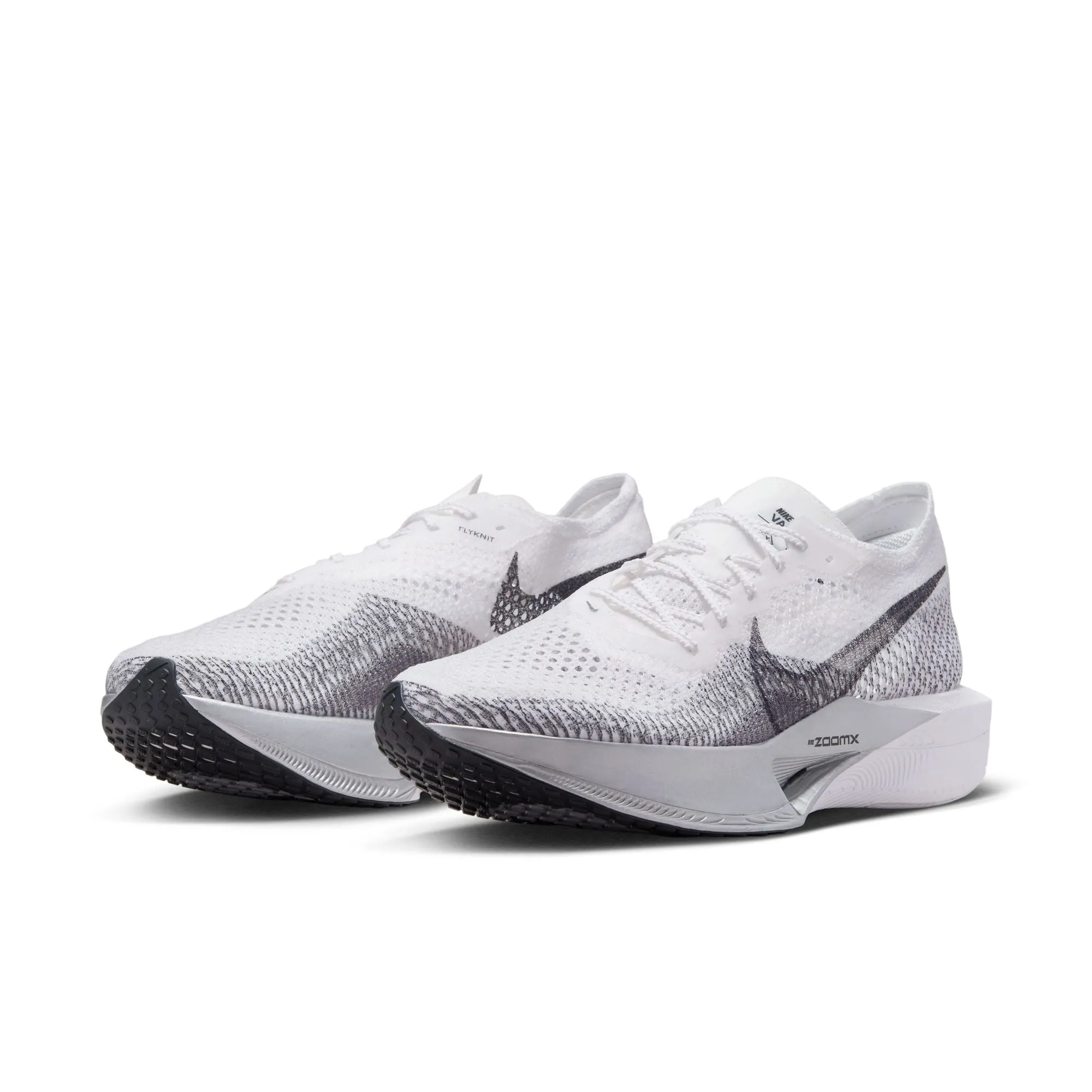 Nike Vaporfly 3 Men's Road Running Shoes - White/Metallic Silver/Dark Smoke Grey