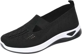 Orthopedic Walking Shoes for Plantar Fasciitis Relief Womens Slip On Sneakers with Arch Support Comfortable Casual Loafers Diabetic Foot Pain