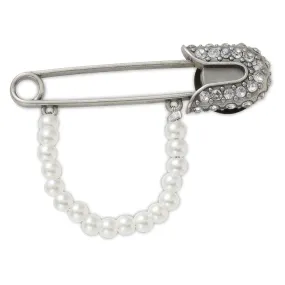Pearl Chain Safety Pin Jibbitz