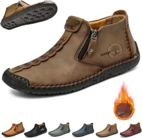 Phanile Men's Outdoor Comfy Arch Support Waterproof Walking Shoes