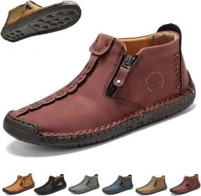Phanile Men's Outdoor Comfy Arch Support Waterproof Walking Shoes