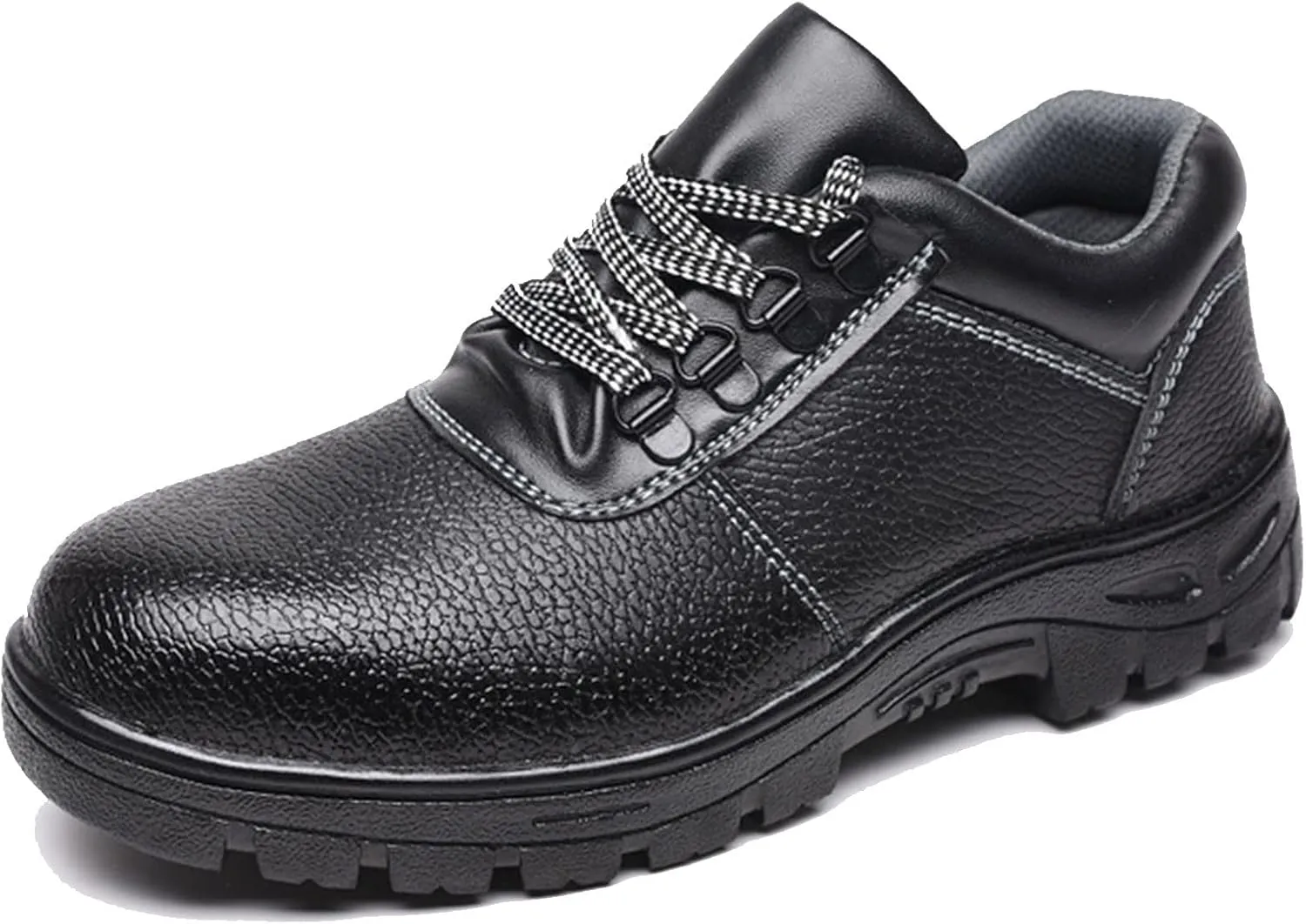 Safety Shoes Men Steel Toe Cap Trainers Lightweight Breathable Industrial Women Safety Work Boots (Color : Black, Size : 11 US)