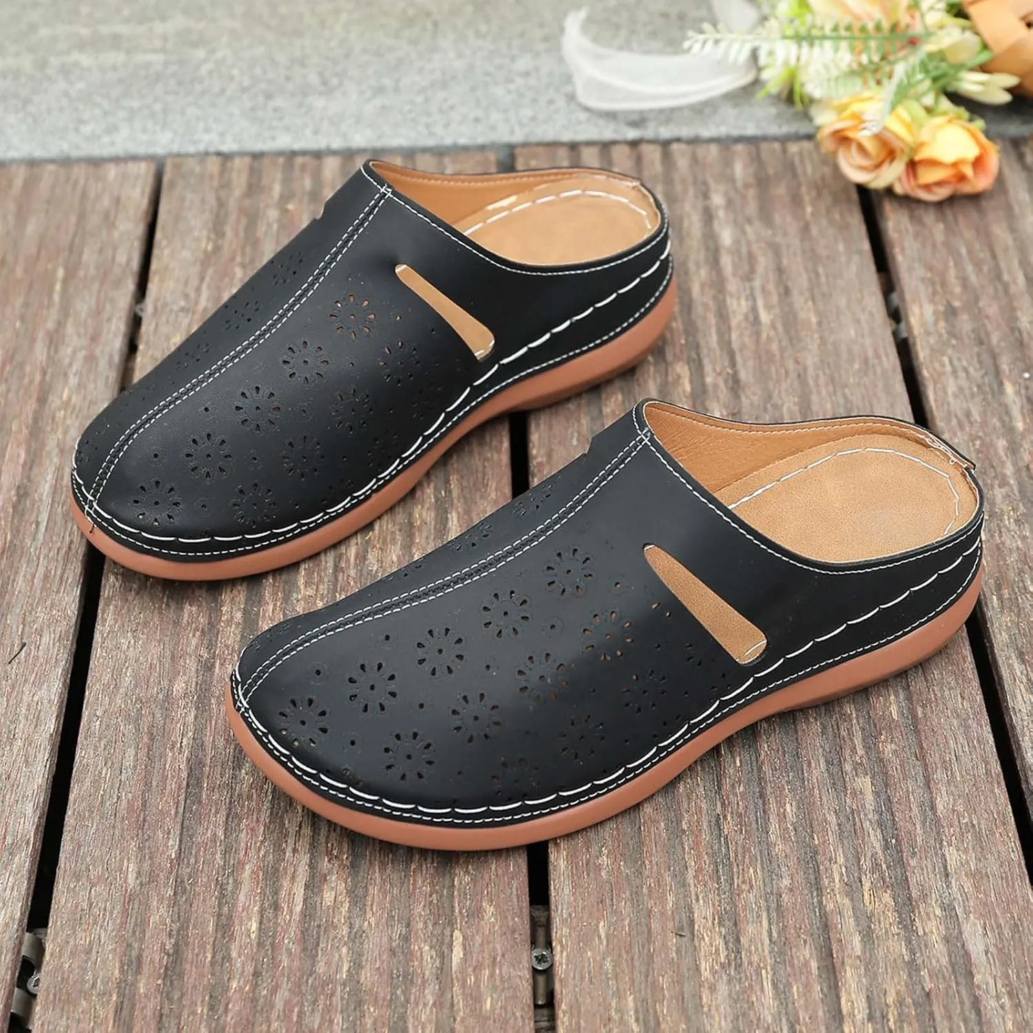 Sandals Women Comfortable Arch Support Platform Sandals Casual Bunion Breathable Shoes Embellished