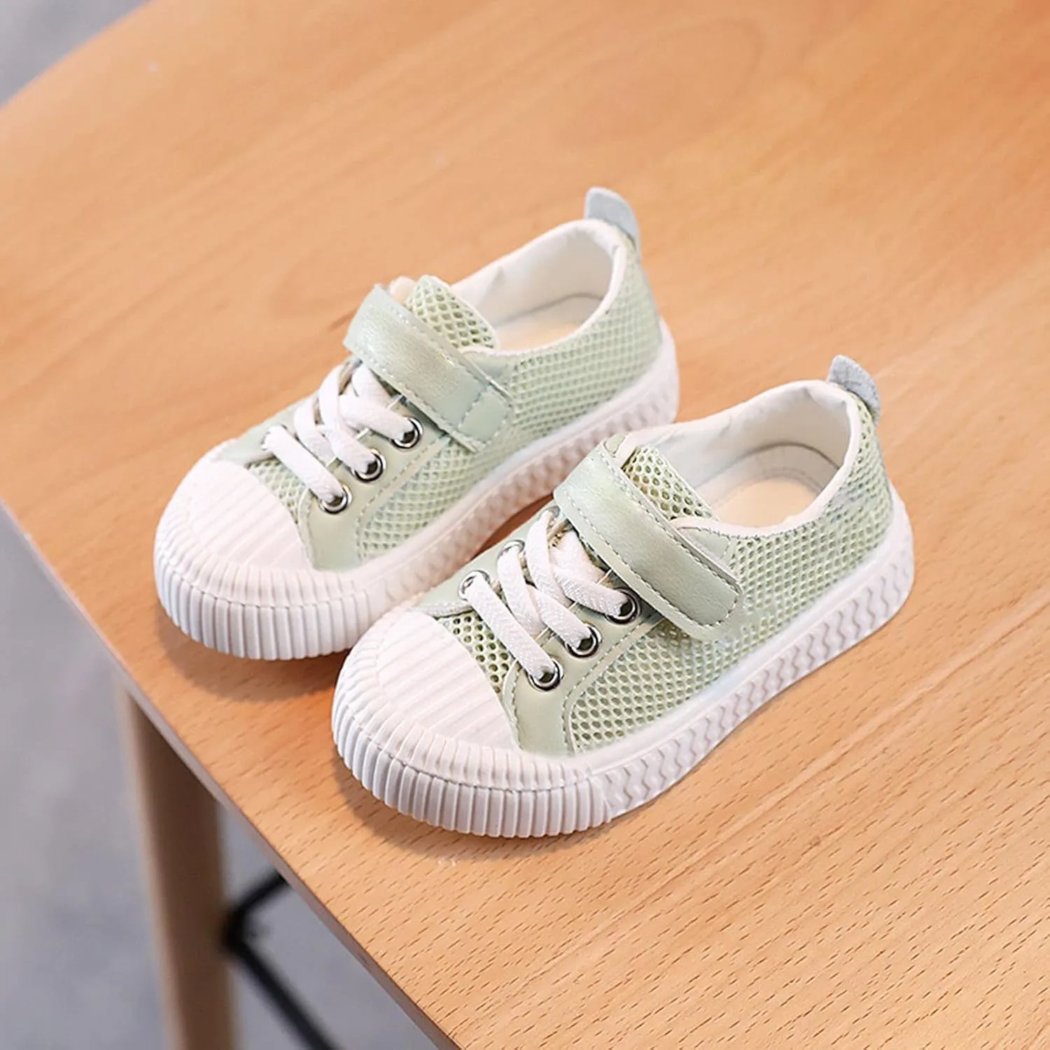Summer Thin Mesh Rubber Sole Lightweight Breathable Non Slip Shoes Children's Casual Sports Shoes Girls Tennis