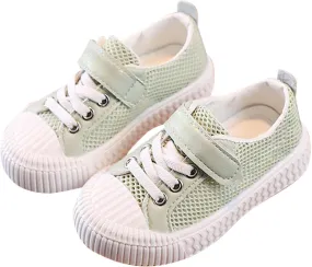 Summer Thin Mesh Rubber Sole Lightweight Breathable Non Slip Shoes Children's Casual Sports Shoes Girls Tennis