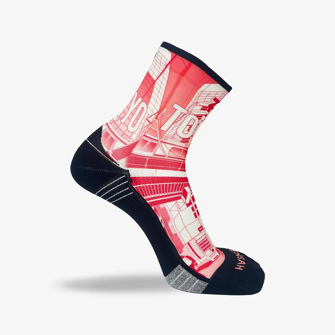Tokyo Street Running Socks (Mini-Crew)