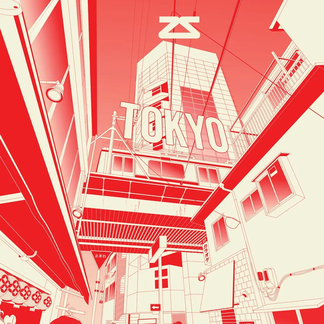 Tokyo Street Running Socks (Mini-Crew)
