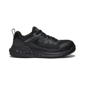 Women's Arvada Work Sneaker (Carbon Toe)  |  Black/Black