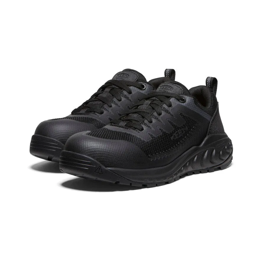 Women's Arvada Work Sneaker (Carbon Toe)  |  Black/Black