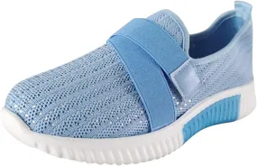 Women's Canvas Casual Shoes Dating Platform Slip-On High Top Sneakers Bling Tennis Shoes for Women Rhinestones Shoes Loafers Women Sneakers for Mens