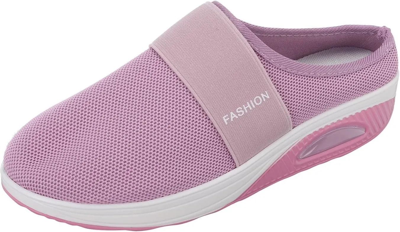 Women's Orthopedic Slippers Shoes Breathable Casual Sandals Wedge Heel Trainers Outdoor Gym Running Sneakers