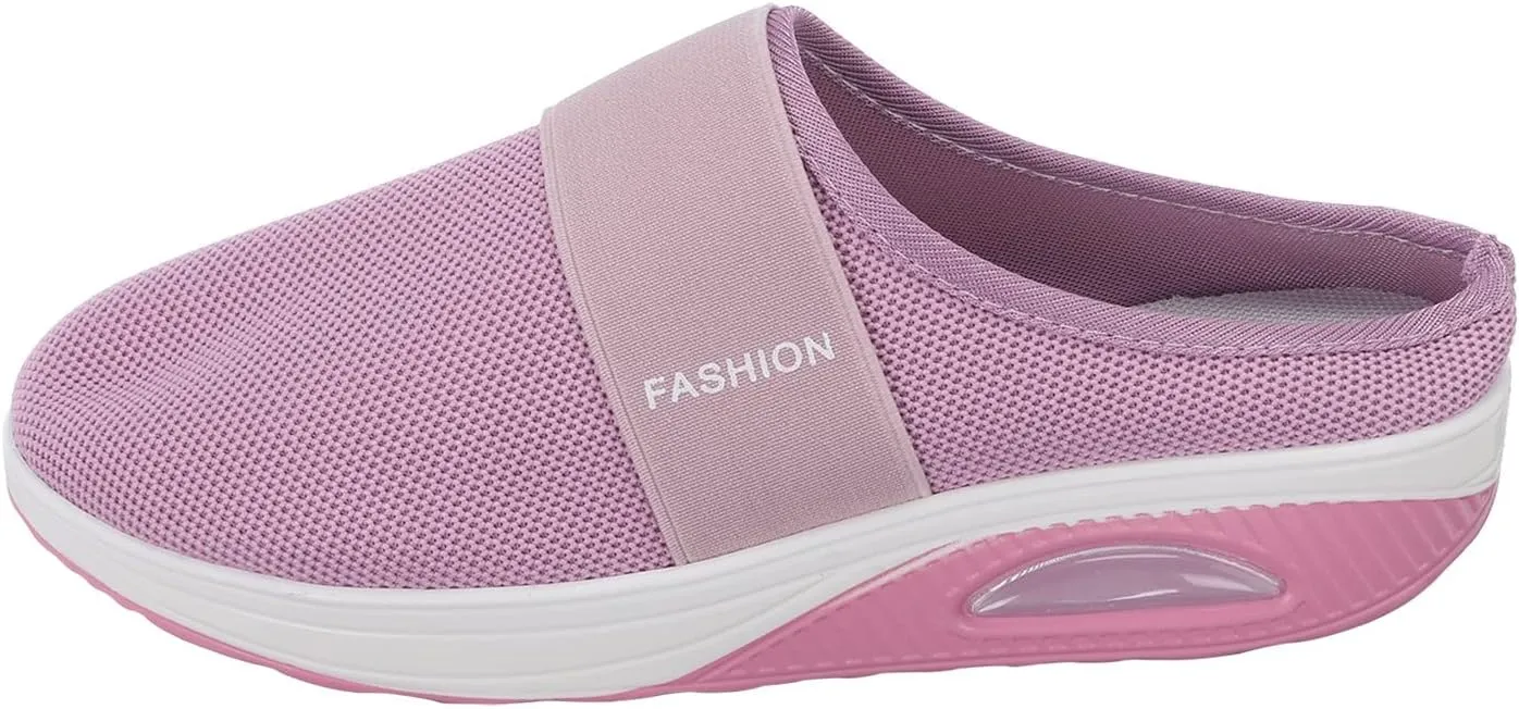 Women's Orthopedic Slippers Shoes Breathable Casual Sandals Wedge Heel Trainers Outdoor Gym Running Sneakers