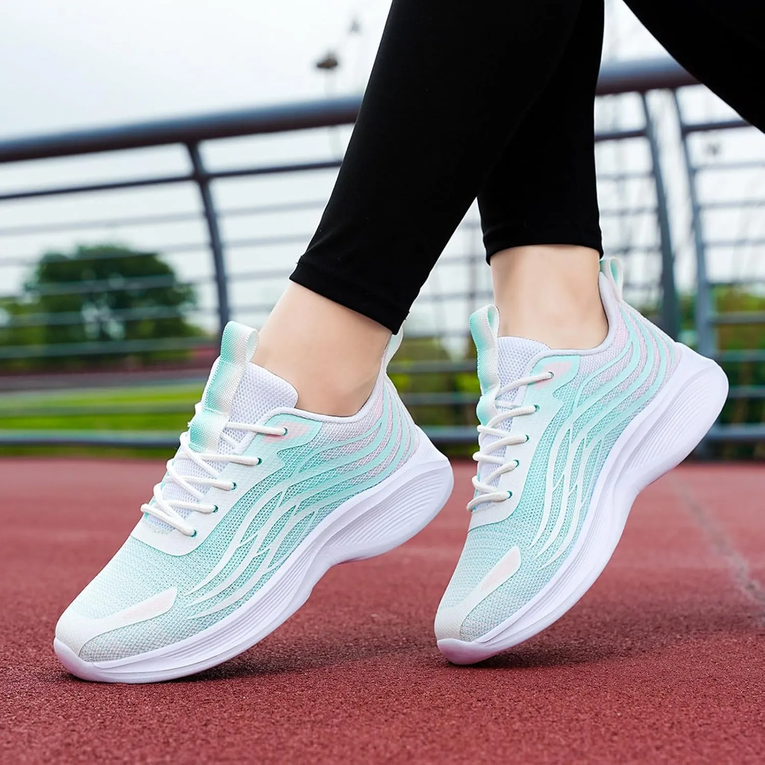 Women's Walking Shoes Comfortable Running Shoes Non Slip Sports Athletic Breathable Casual Tennis Shoes for Women